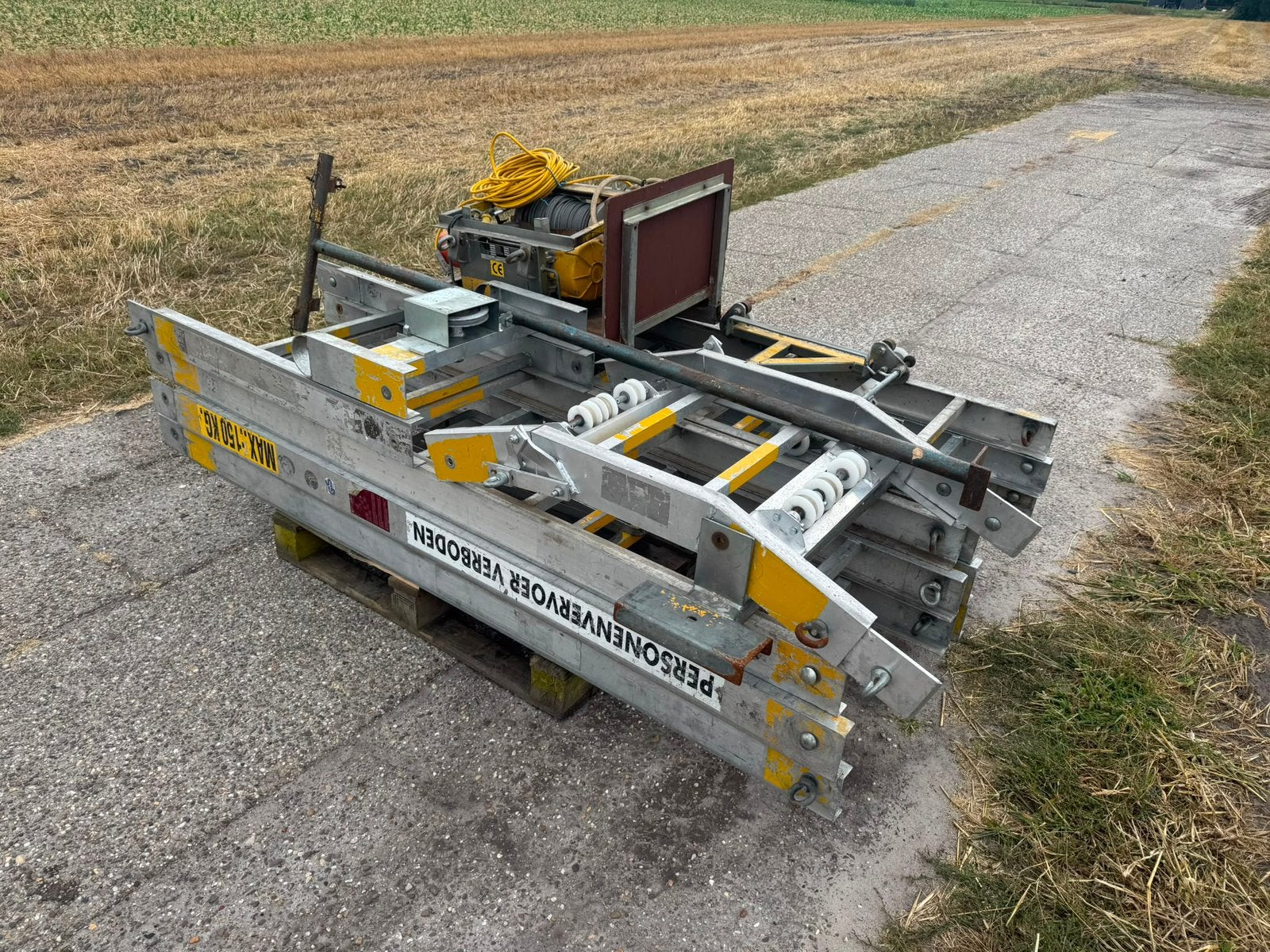 Dakpannenlift Pannenlift solarlift ladderlift 13m bouwlift, Ophalen, Overige typen, Minder dan 2 meter