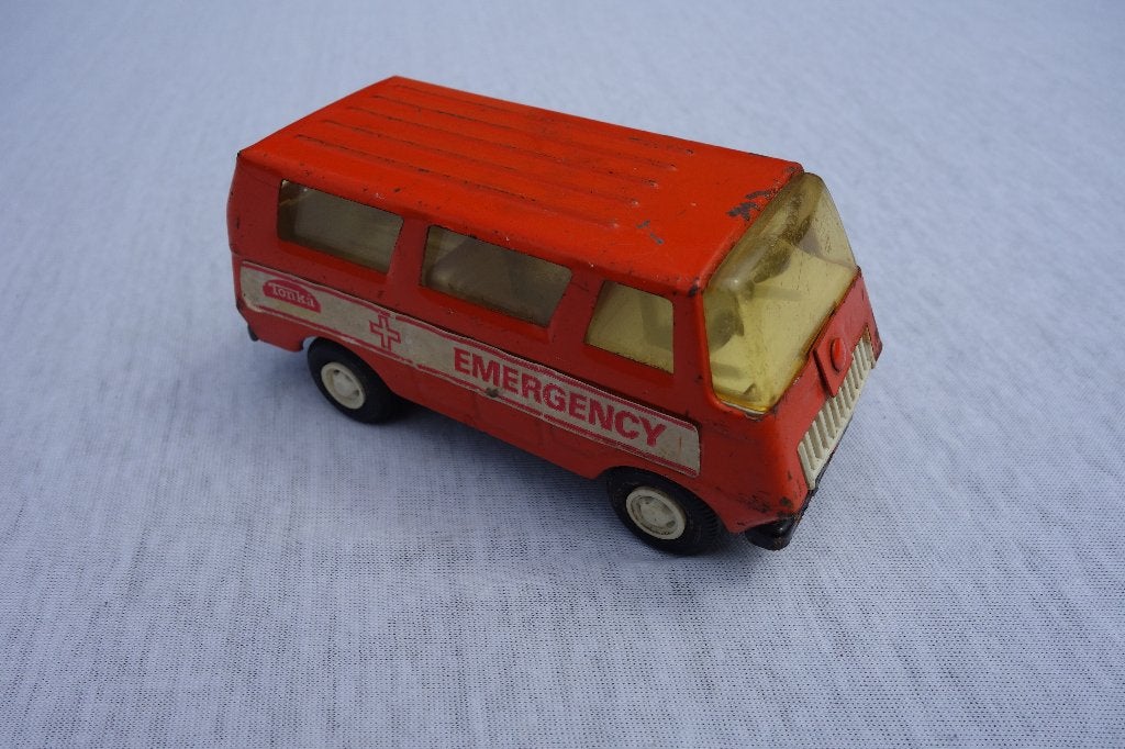 Metalen busje Tonka, Kinderen en Baby's, Ophalen of Verzenden, Gebruikt