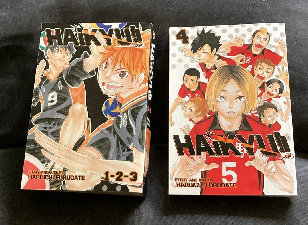 Manga: Haruichi Furudate - Haikyu!!, Vol. 1-3 en 4, Boeken, Amerika, Zo goed als nieuw, Haruichi Furudate, Ophalen