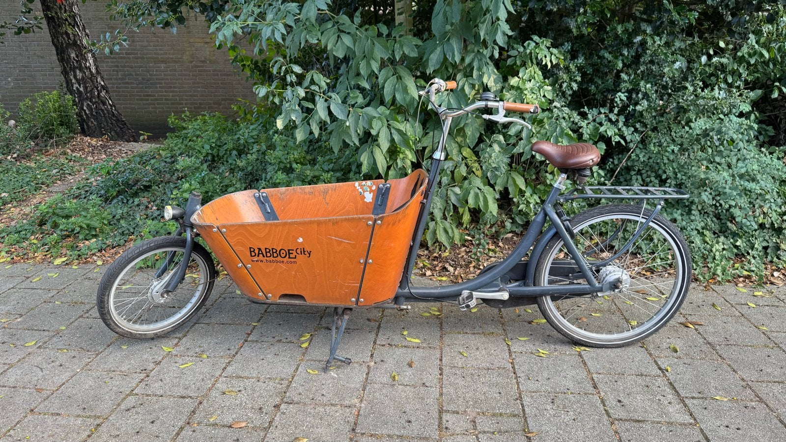 Babboe City bakfiets - niet elektrisch, Ophalen, Gebruikt, Velgrem, 2 kinderen