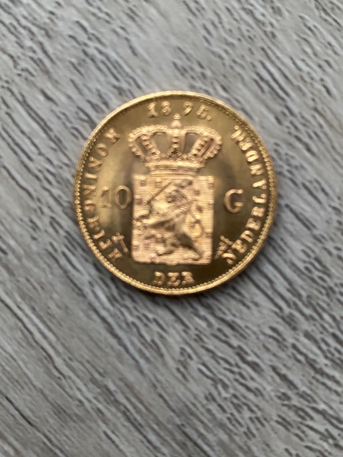 Gouden tientje, Postzegels en Munten, Ophalen of Verzenden, Koning Willem III, 10 gulden