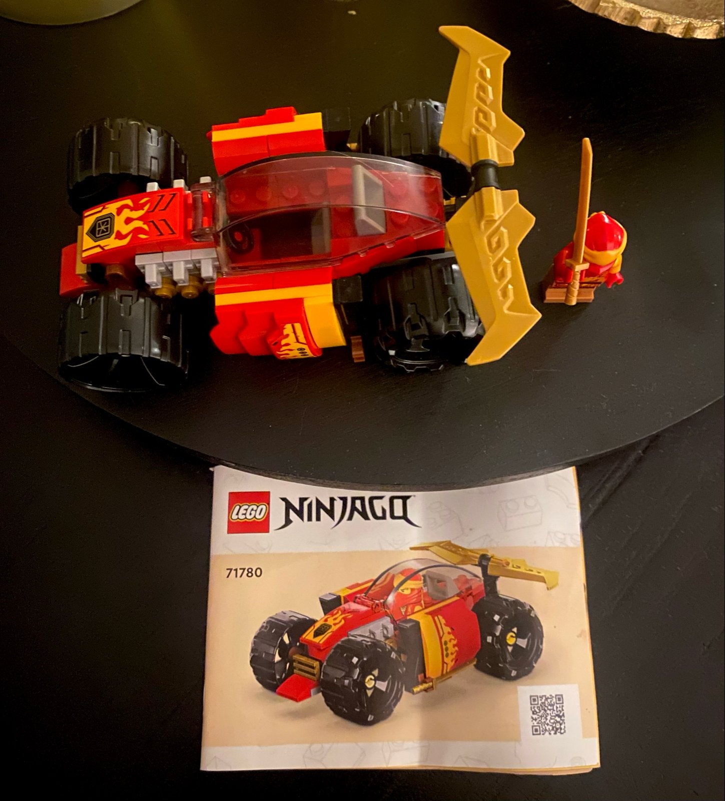 LEGO Ninjago 71780 Kai's Ninja Raceauto - Zo goed als nieuw, Lego, Ophalen of Verzenden, Zo goed als nieuw, Compleet