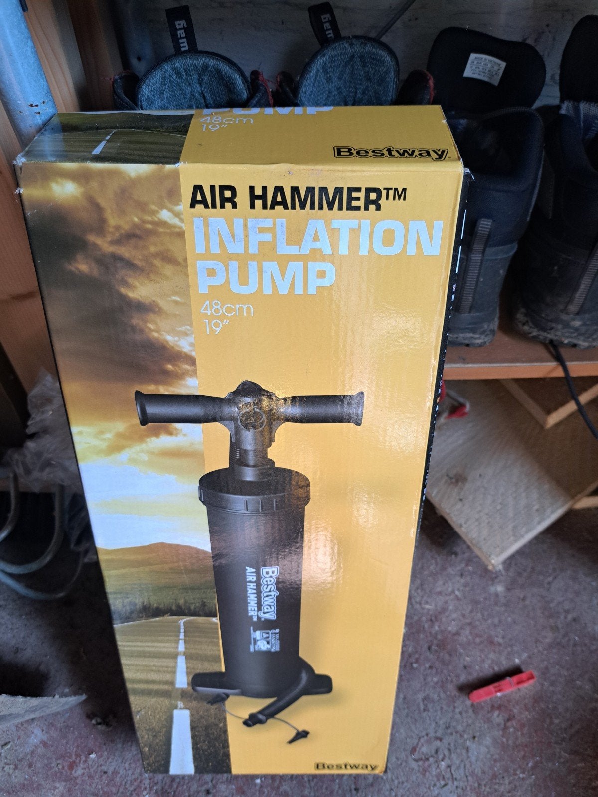 Bestway Air Hammer Opblaaspomp 48cm / 19 inch, Ophalen, Zo goed als nieuw