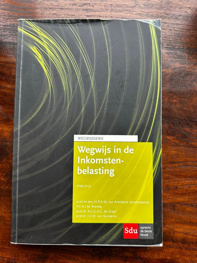 Wegwijs in de Inkomstenbelasting - Elfde druk, Boeken, Studieboeken en Cursussen, Verzenden, Gamma, Zo goed als nieuw, HBO