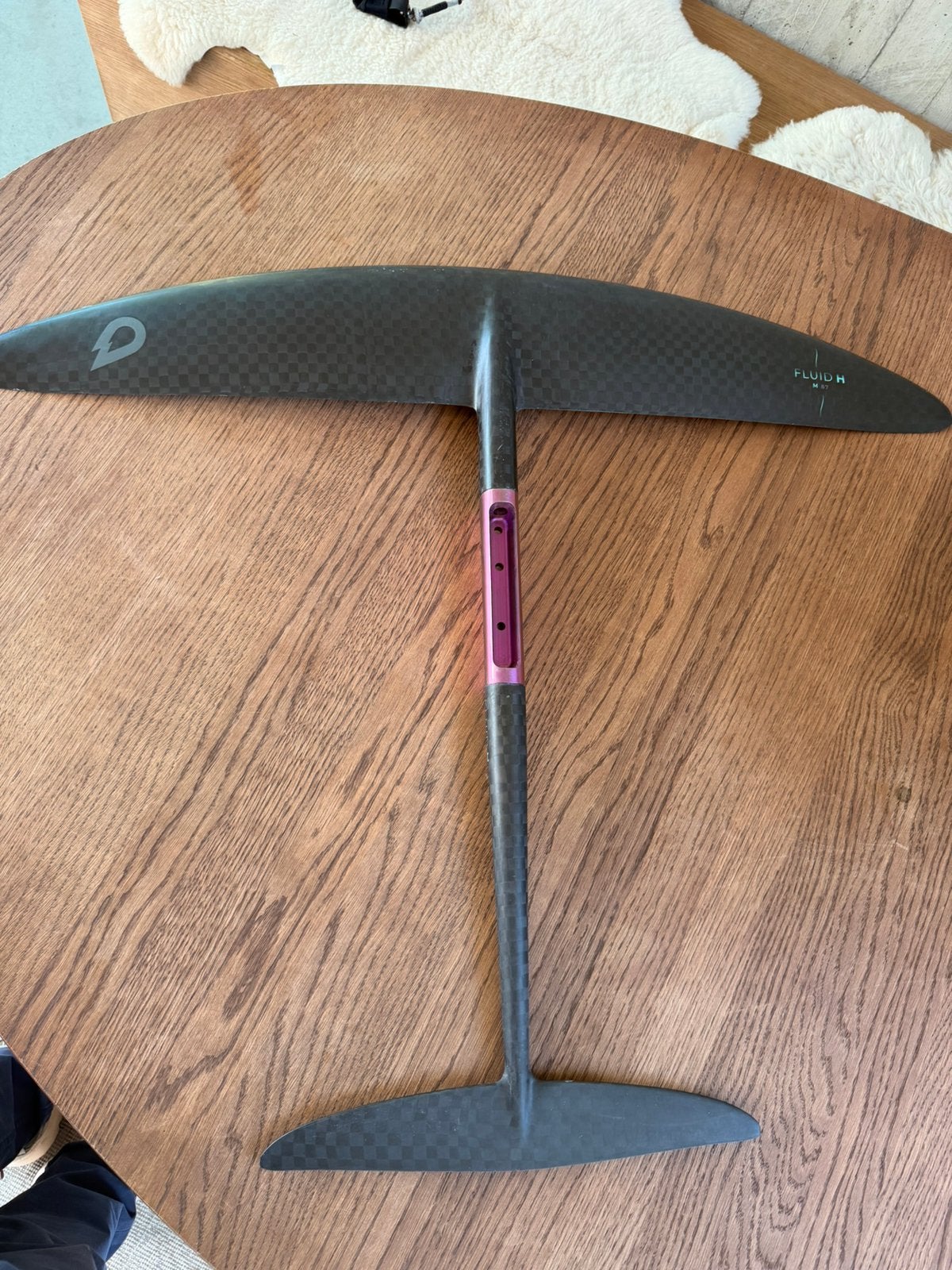 Gong V3 front wing fluid veloce stab en titanium fuse, Watersport en Boten, Wingsurfen, Ophalen of Verzenden, Zo goed als nieuw