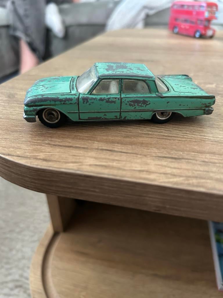 Vintage Groene Speelgoedauto - Gebruikt, Ophalen of Verzenden, Gebruikt, Overige typen
