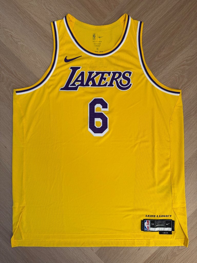 Authentic Lebron James Lakers, Nike 56, Ophalen of Verzenden, Zo goed als nieuw, Kleding