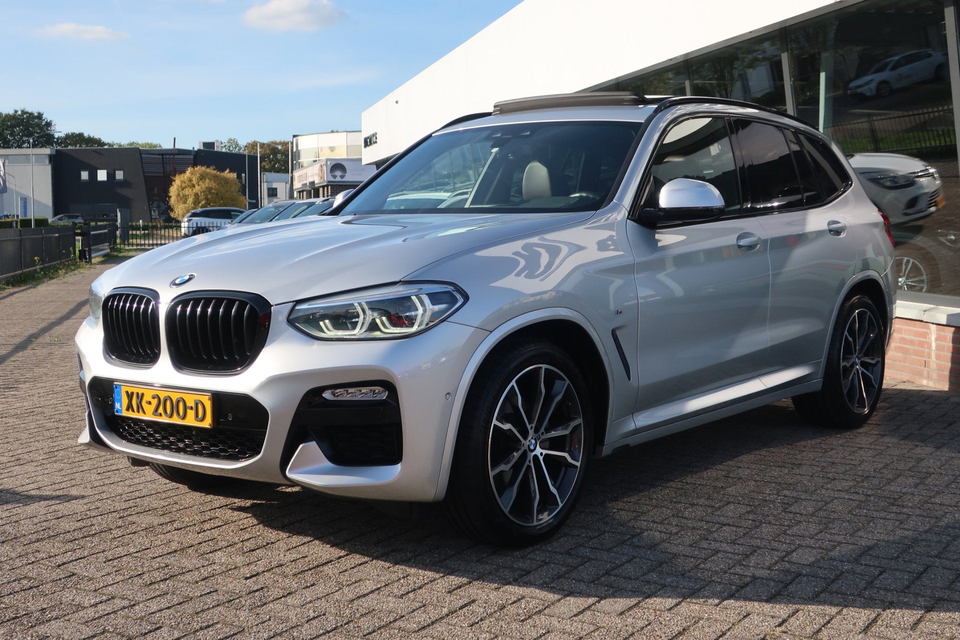 BMW X3 XDrive20i M-Sport High Exe. 2e EIG_LED_PANO_CAM_20-IN, Auto's, Gebruikt, Euro 6, 4 cilinders, Vierwielaandrijving