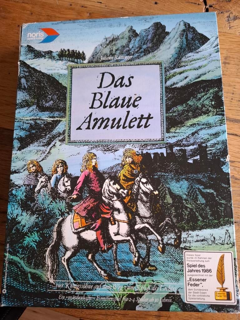 Das Blaue Amulett bordspel (Duits), Drie of vier spelers, Ophalen, Gebruikt, NORIS
