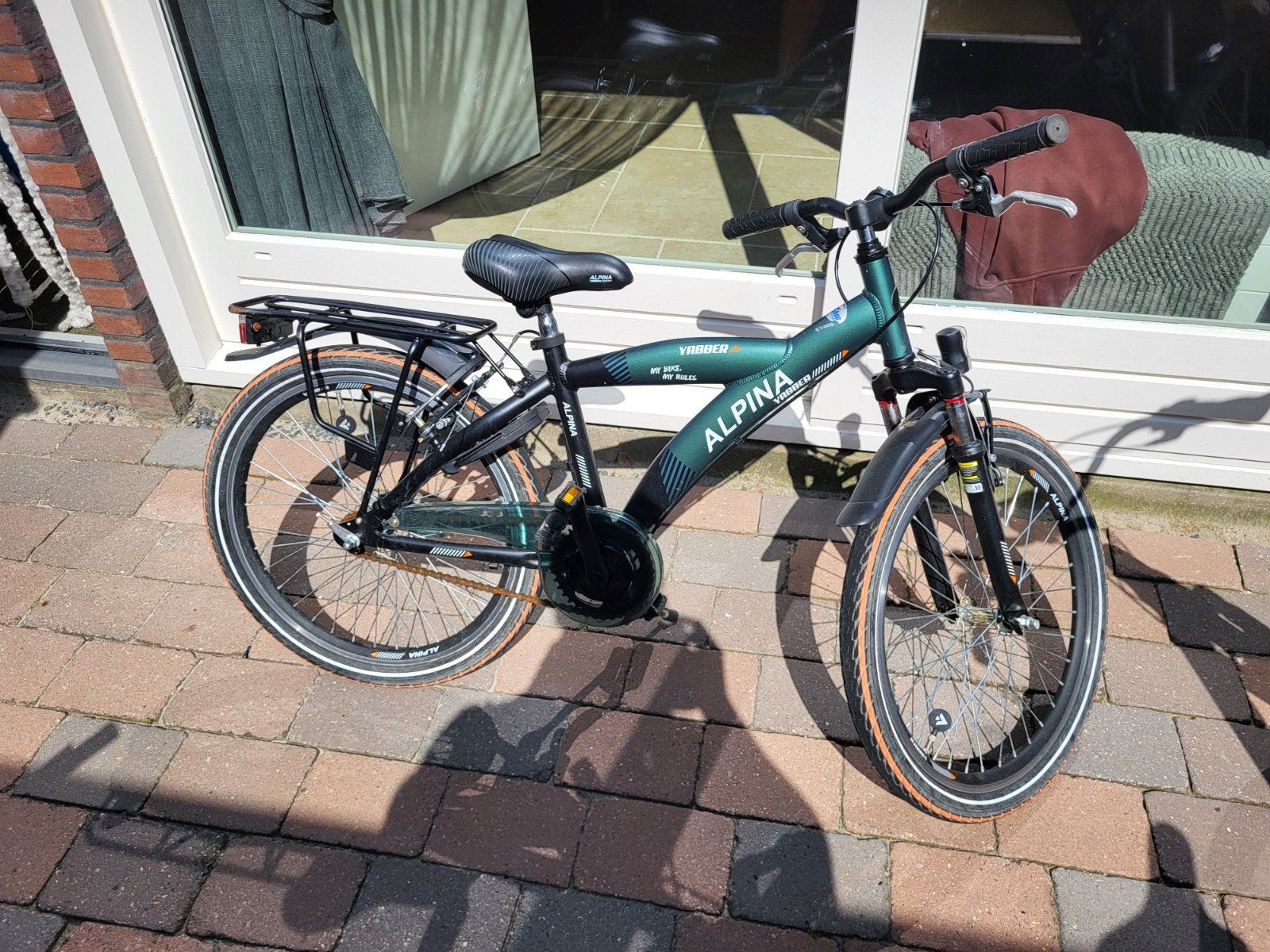 alpina yabber kinderfiets, Ophalen, Gebruikt, 24 inch