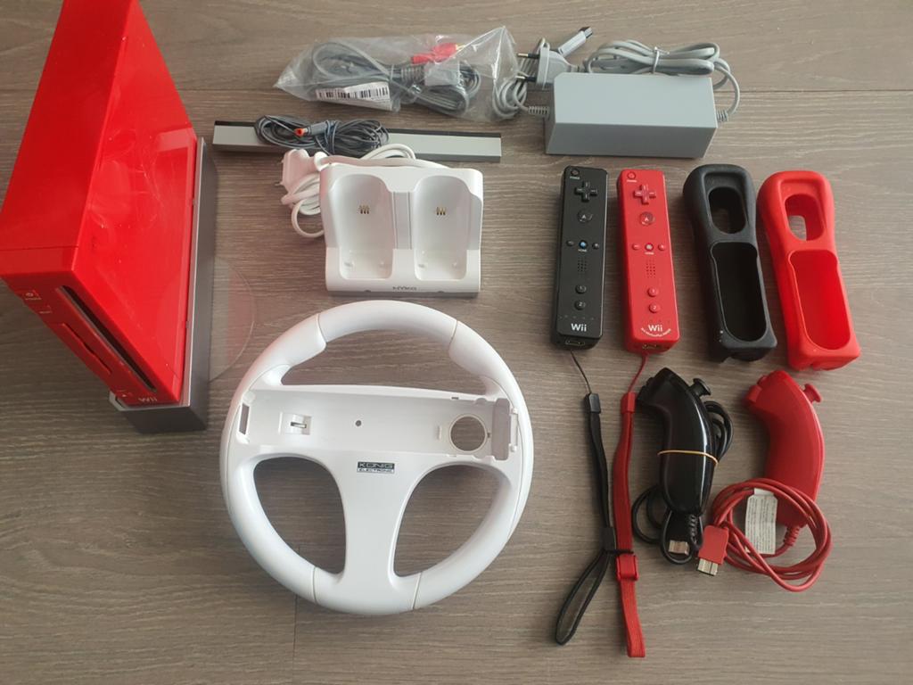 Tk Nintendo Wii Compleet met games, Ophalen, Zo goed als nieuw, Met 1 controller, Met games