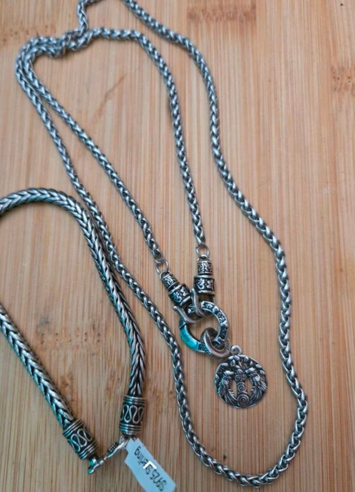 buddah viking style set 3 dellig Echt zilver 5925, Sieraden, Tassen en Uiterlijk, Ophalen, Nieuw, Zilver, Zilver