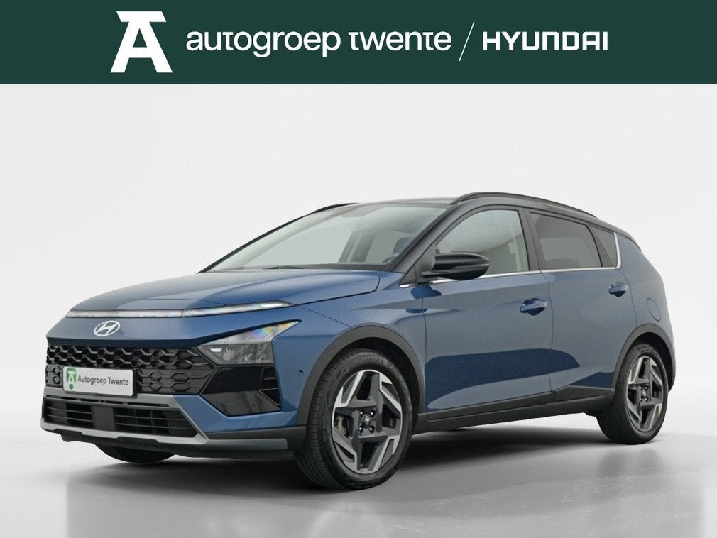 Hyundai Bayon 1.0 T-GDI Premium | Automaat | Private lease 4, Auto's, Hyundai, Automaat, Gebruikt, 1095 kg, Blauw