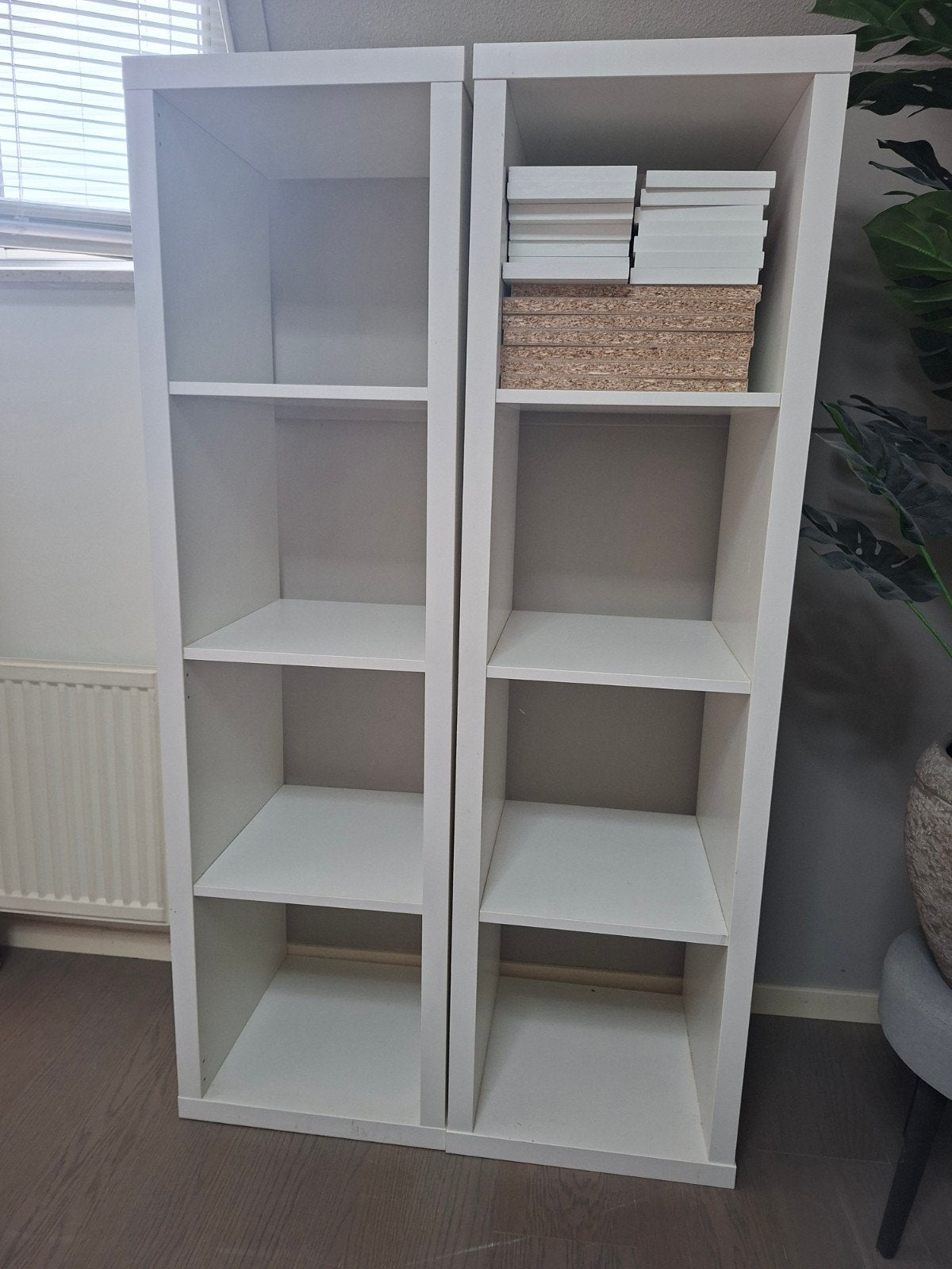 2x IKEA Kallax/Vaks kasten (147x41,5x39 cm) - Gebruikt, Huis en Inrichting, Ophalen, Met plank(en), Minder dan 50 cm, Gebruikt
