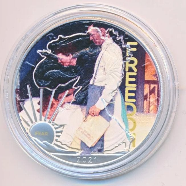 Verenigde staten 1 ounce 2021 in kleur-2