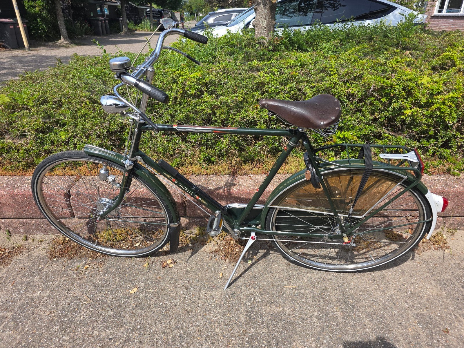 Gazelle Trimsport 1973 Herenfiets - Trommelremmen & 3 Versn., Fietsen en Brommers, Ophalen, Gebruikt, Versnellingen, Gazelle