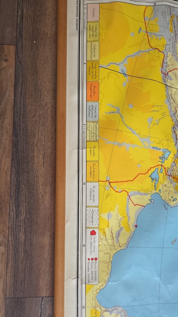 Foto 4 van Oude schoolkaart Europa – 170 200 cm