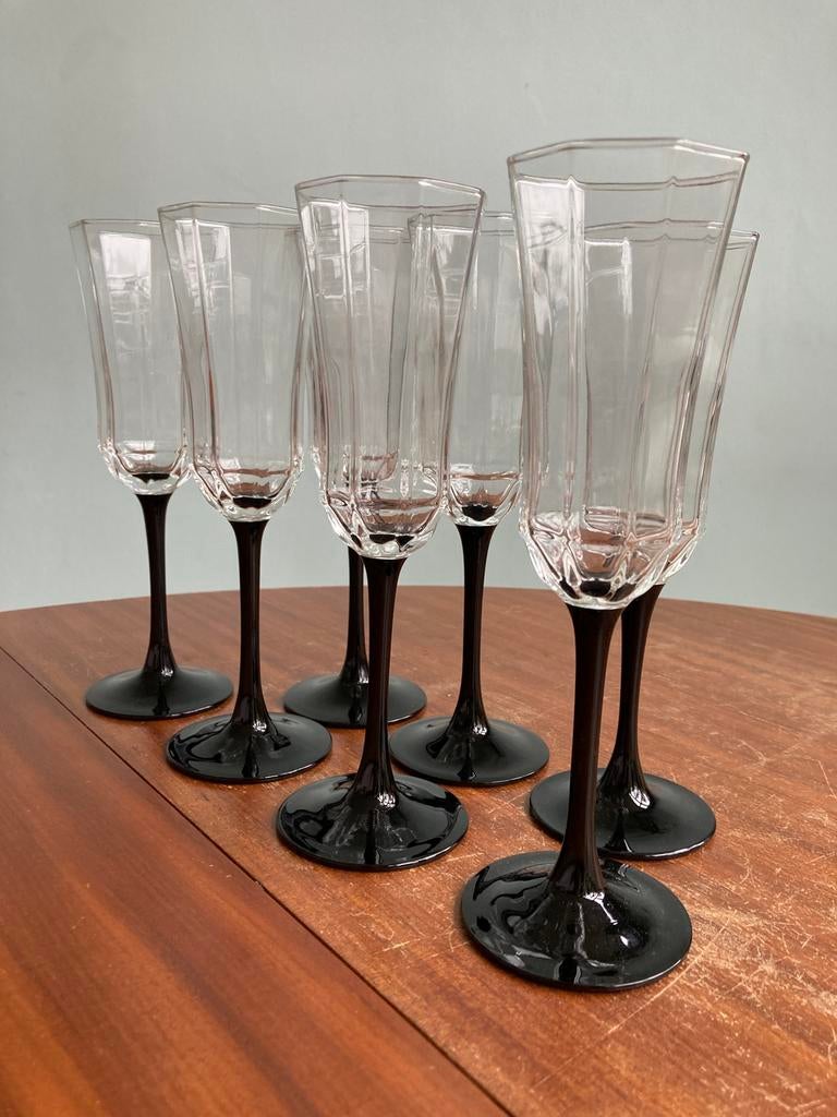 Luminarc Octime champagneglazen (7x), Verzamelen, Ophalen, Zo goed als nieuw, Overige typen