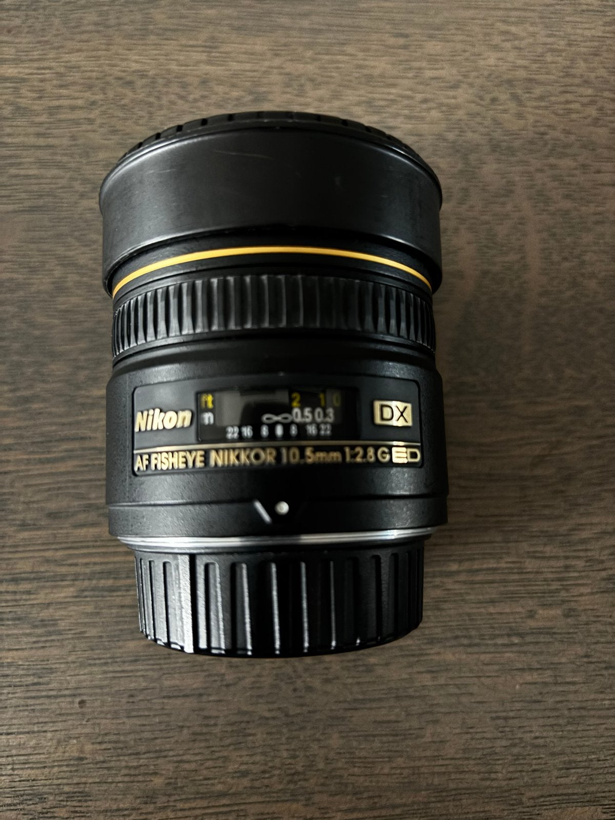 Nikon AF Fisheye Nikkor 10.5mm 1:2.8G ED DX lens, Ophalen, Autofocus, Zo goed als nieuw, Nikon F-mount