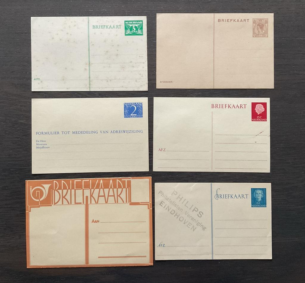 6 wat oudere blanco briefkaarten, Ophalen of Verzenden, Briefkaart