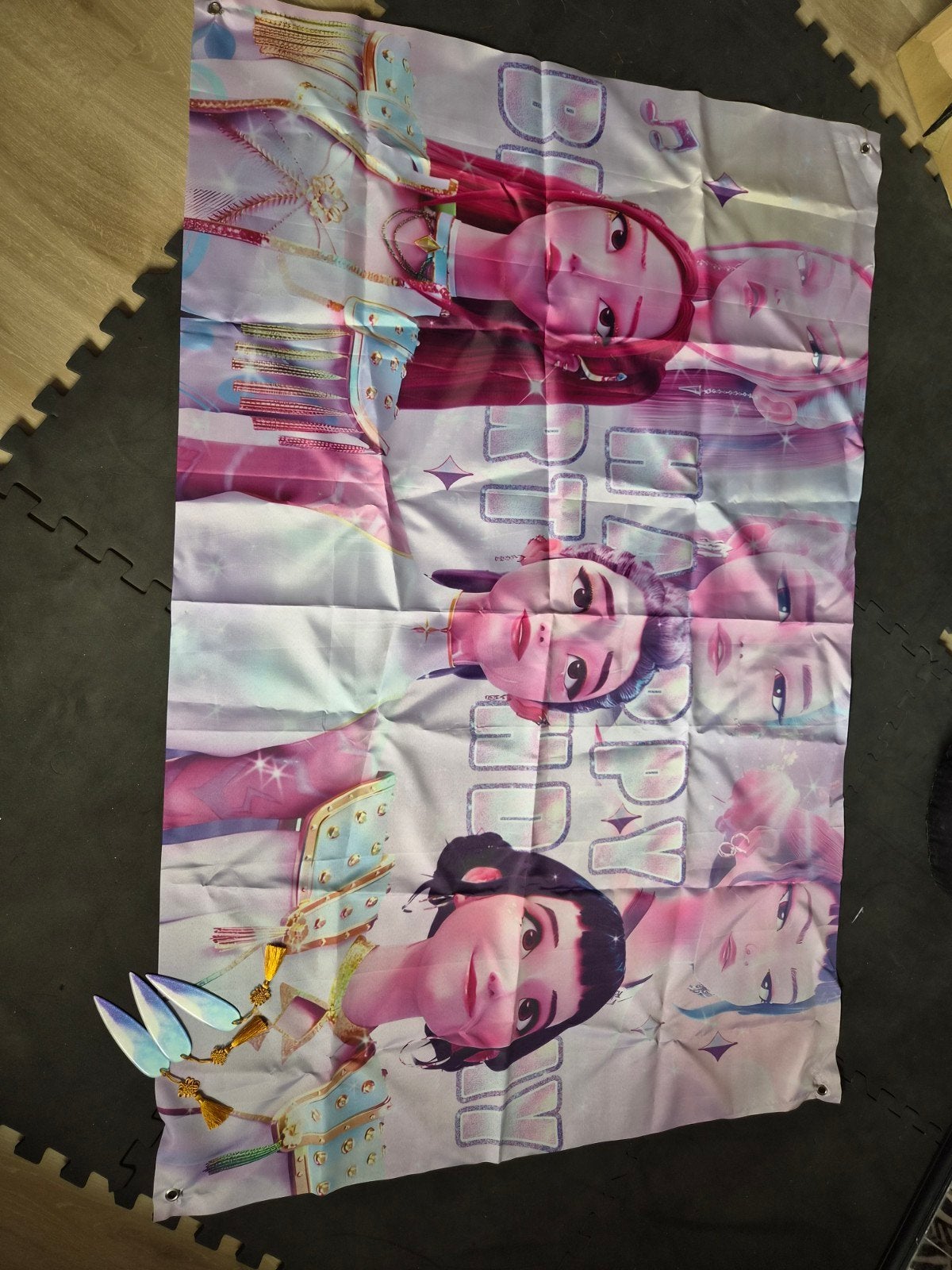 kpop demon hunters verjaardag decoratie, Ophalen of Verzenden, Nieuw, Versiering, Verjaardag