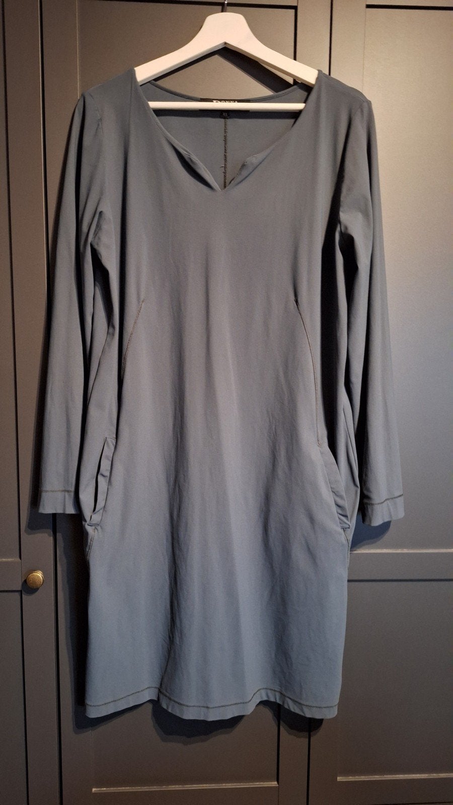 Donna Due Travelstof Jurk met Zakken - Maat XL, Maat 42/44 (L), Ophalen of Verzenden, Knielengte, Donna Due