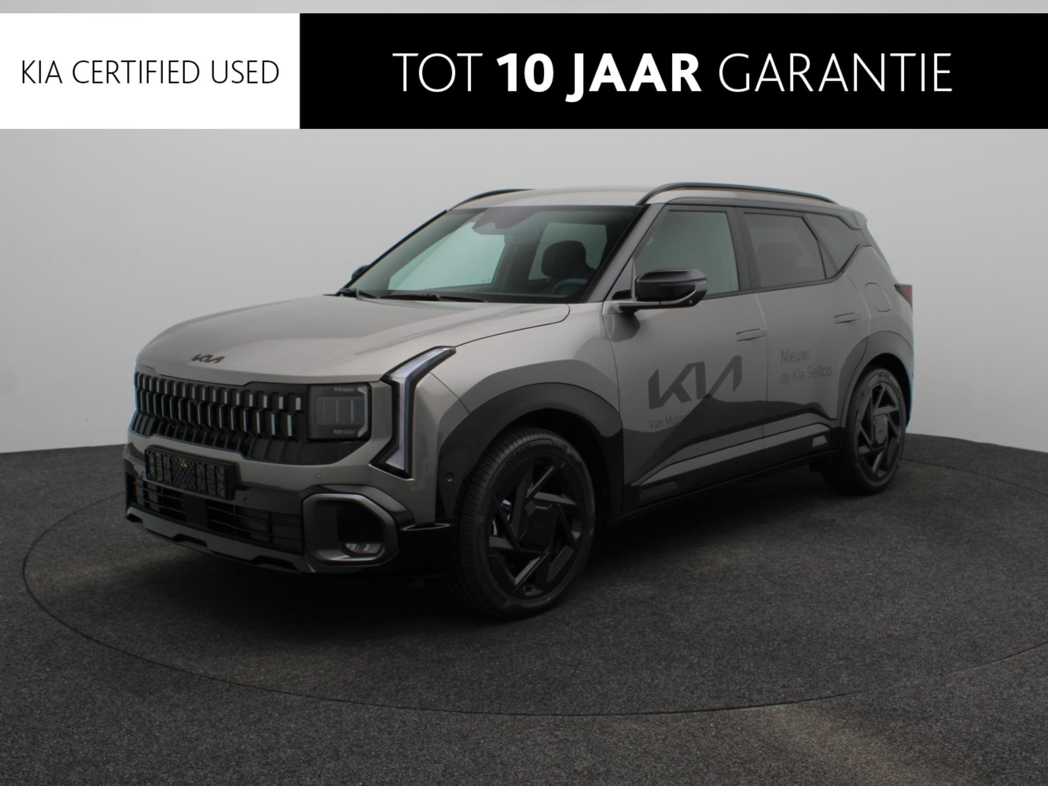 Kia Seltos 1.6 T-GDi Demo Edition Automaat | Leder | Stoelve, Auto's, Kia, 179 pk, Origineel Nederlands, Bedrijf, Hybride Elektrisch/Benzine