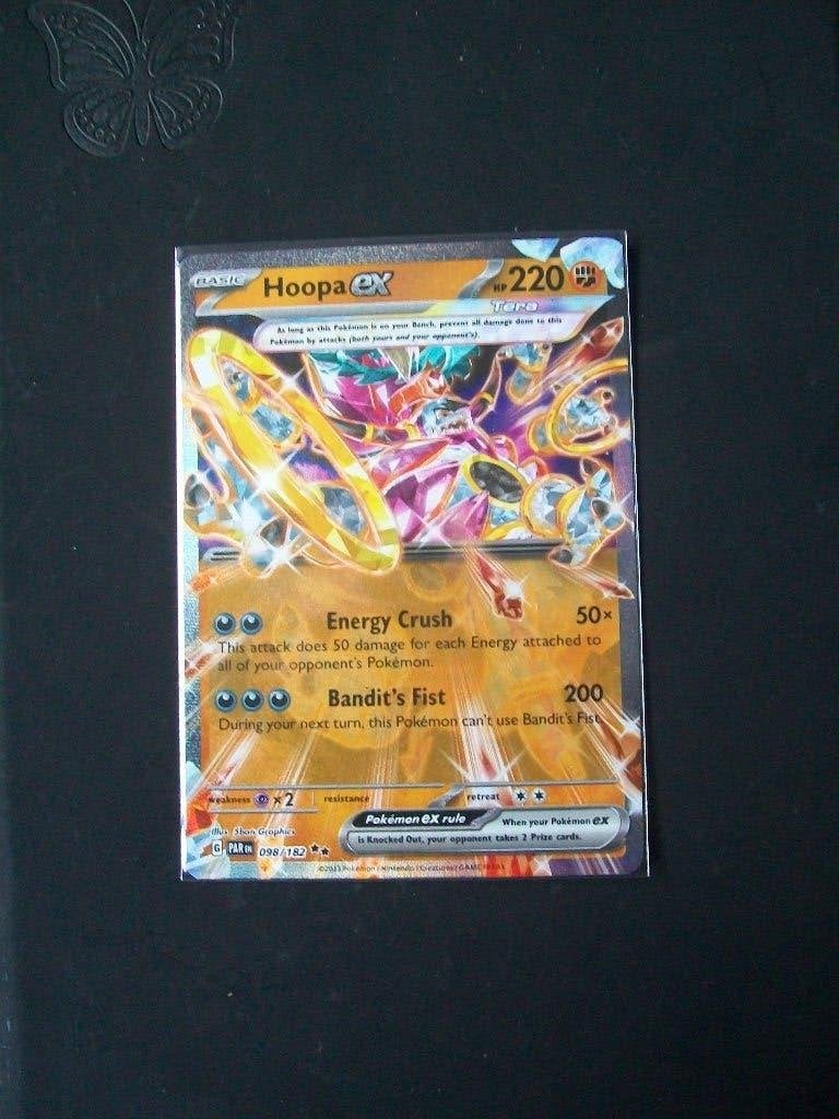 3376: Nieuwe Pokemon Kaart HOOPA EX HP 220 (098/182), Verzenden, Nieuw, Losse kaart, Foil