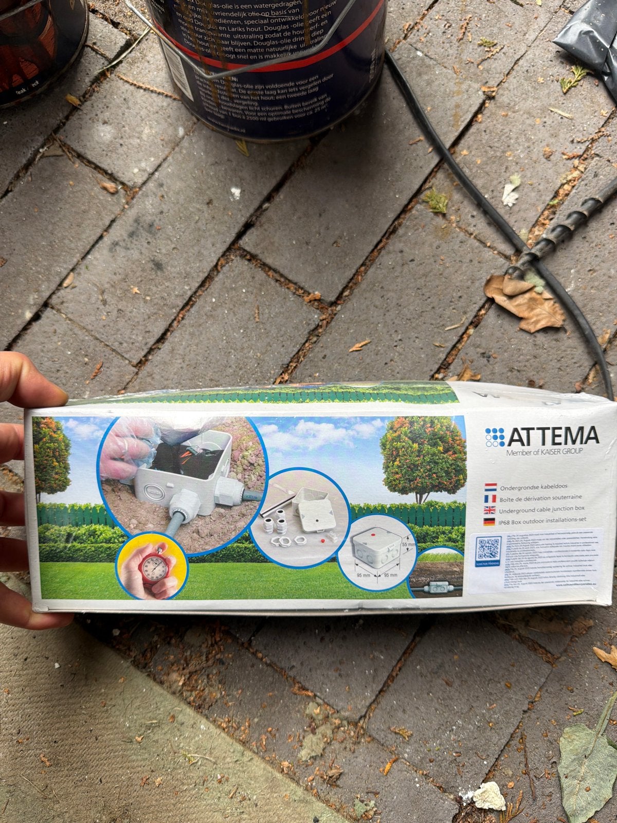4x Attema Ondergrondse Kabeldoos IP68 - Nieuw in doos, Ophalen of Verzenden, Nieuw, Attema, Overige typen
