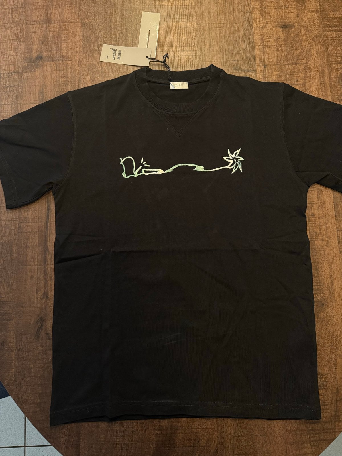 Dior x Cactus Jack Oversized T-shirt Zwart Maat L, Verzenden, Nieuw, Maat 52/54 (L), Zwart