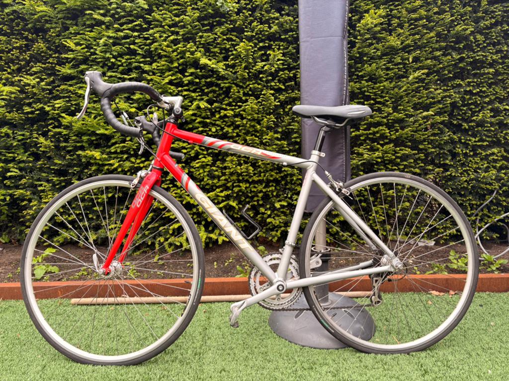 Giant racefiets, maat M, aluminium frame, Shimano Sora, Fietsen en Brommers, Fietsen | Racefietsen, Ophalen, 28 inch, Gebruikt