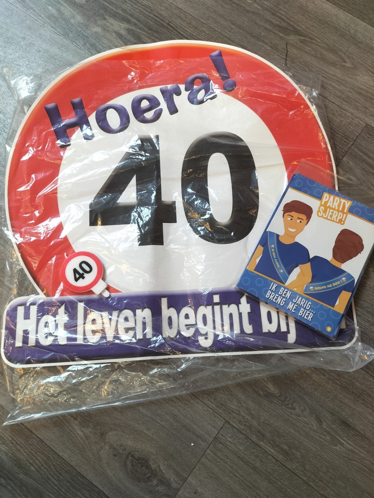 40 jaar versiering, Ophalen of Verzenden, Nieuw, Versiering, Verjaardag