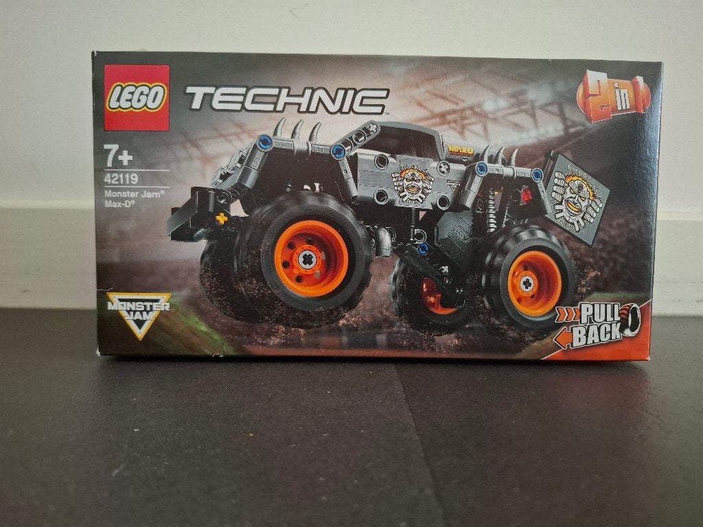 LEGO Technic 42119 - Monster Jam Max-D, Ophalen, Compleet, Lego, Zo goed als nieuw