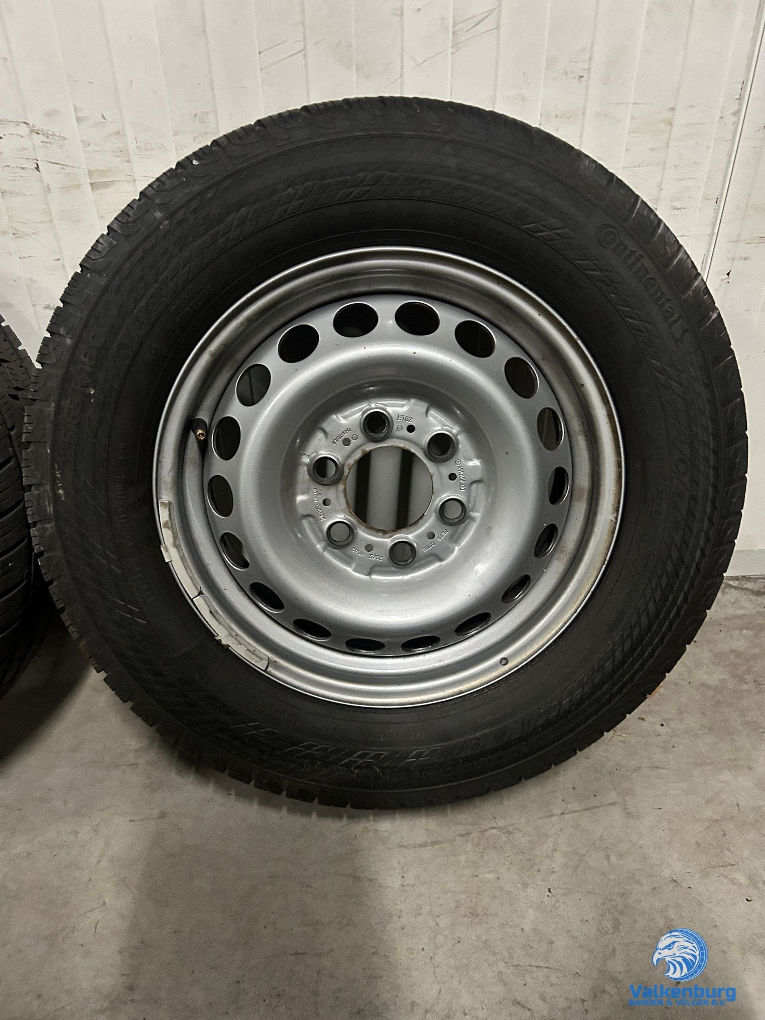 8mm! Originele Mercedes Sprinter B907 B910 16 inch stalen ve, -, Banden en Velgen, Ophalen of Verzenden, All Season