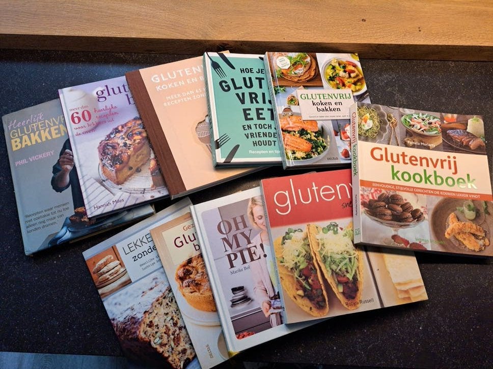 Boeken over glutenvrij koken, Ophalen, Zo goed als nieuw, Gezond koken