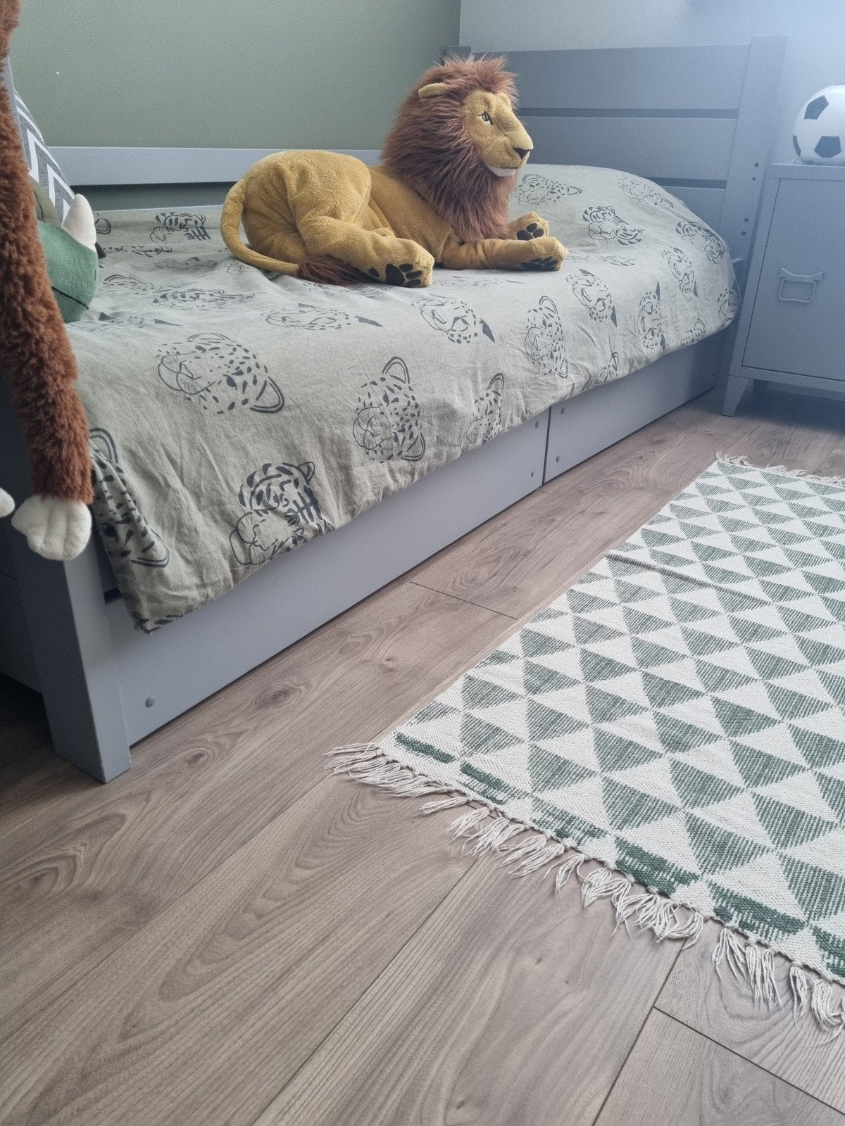 kinderbed Rockwood  90 x 200 cm grijs, Ophalen, 85 tot 100 cm, Gebruikt, Lattenbodem