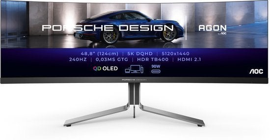 AOC Agon Pro Porsche Design PD49 Ultrawide QD-OLED 240Hz