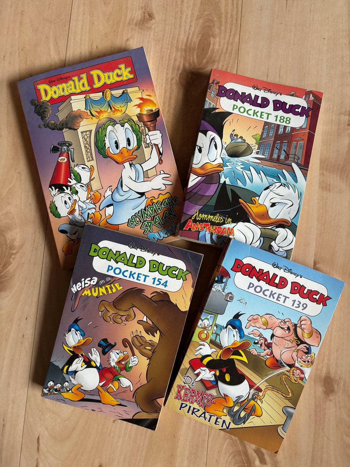 Donald Duck Pockets - 4 stuks, Boeken, Stripboeken, Meerdere stripboeken, Ophalen of Verzenden, Gelezen