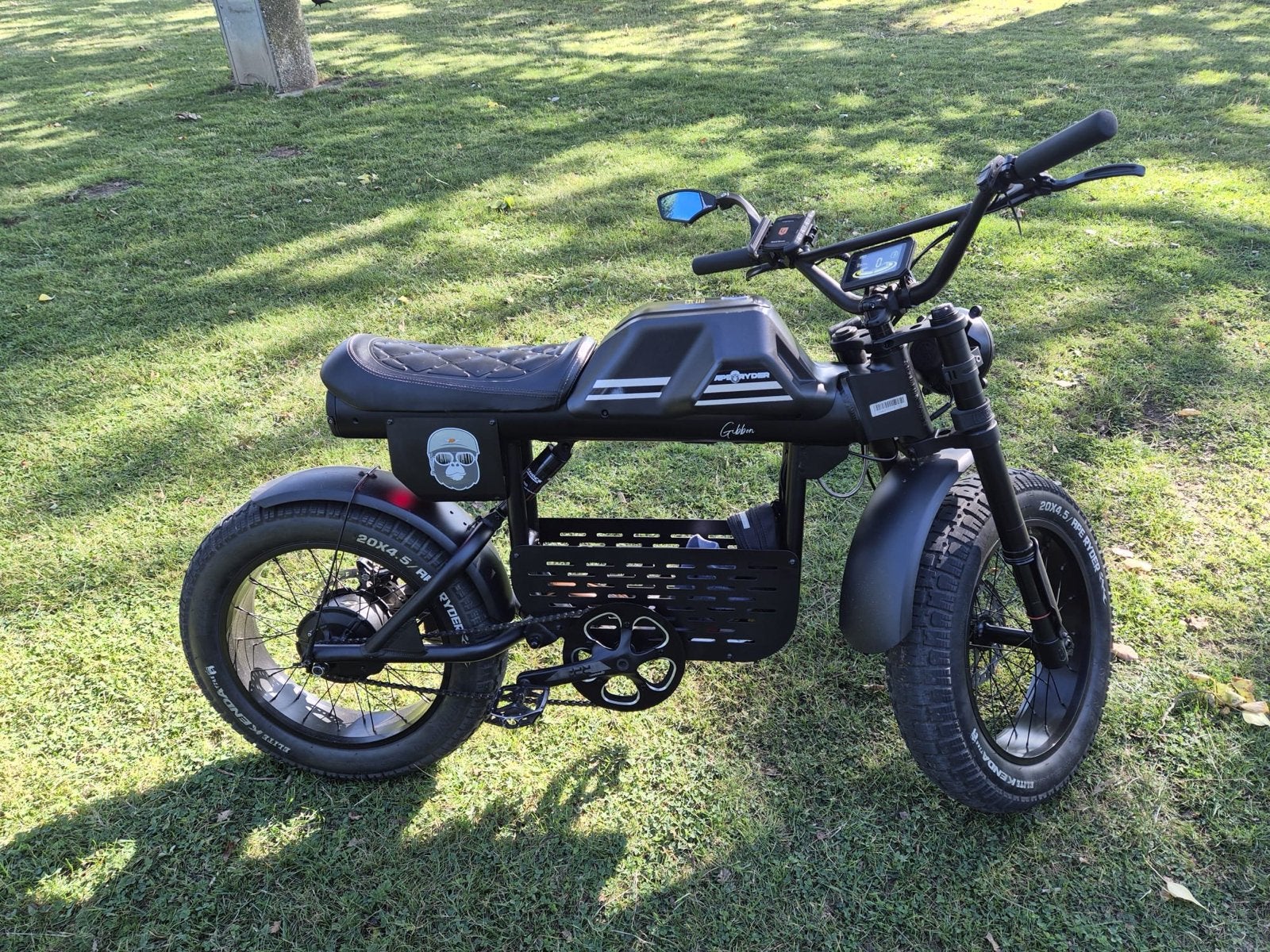 Stoere Super73-achtige E-bike met dikke banden, Gebruikt, Minder dan 47 cm, 50 km per accu of meer, Ophalen