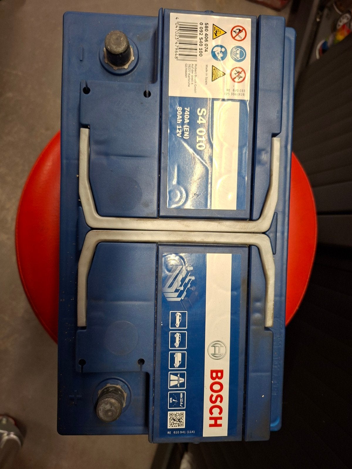 Bosch S4 010 Auto Accu 80Ah 12V - Zo goed als nieuw, Gebruikt, Universele onderdelen
