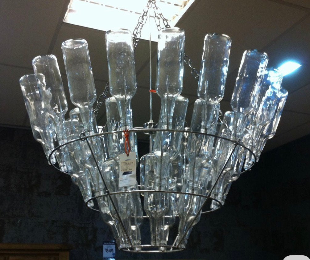 Flessenlamp, Huis en Inrichting, Ophalen, Gebruikt, Hanglamp