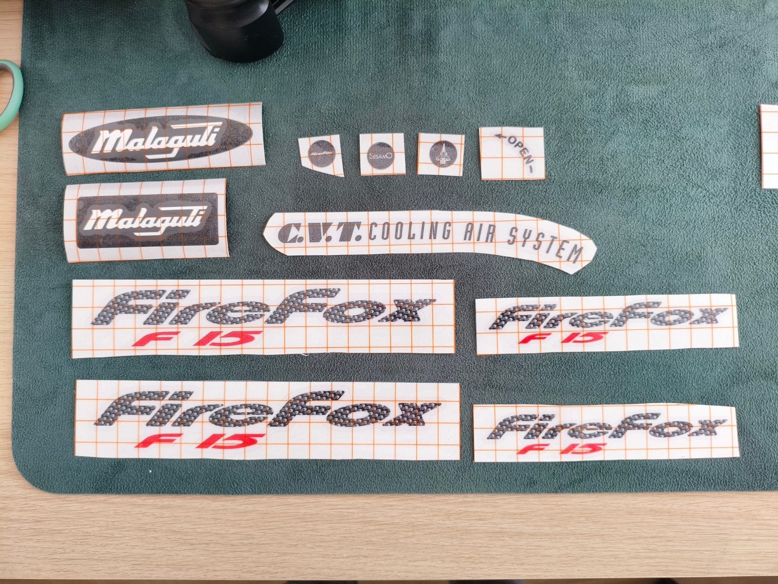 Complete Stickerset Malaguti Firefox F15, Verzenden, Nieuw, Overige typen, Overige merken
