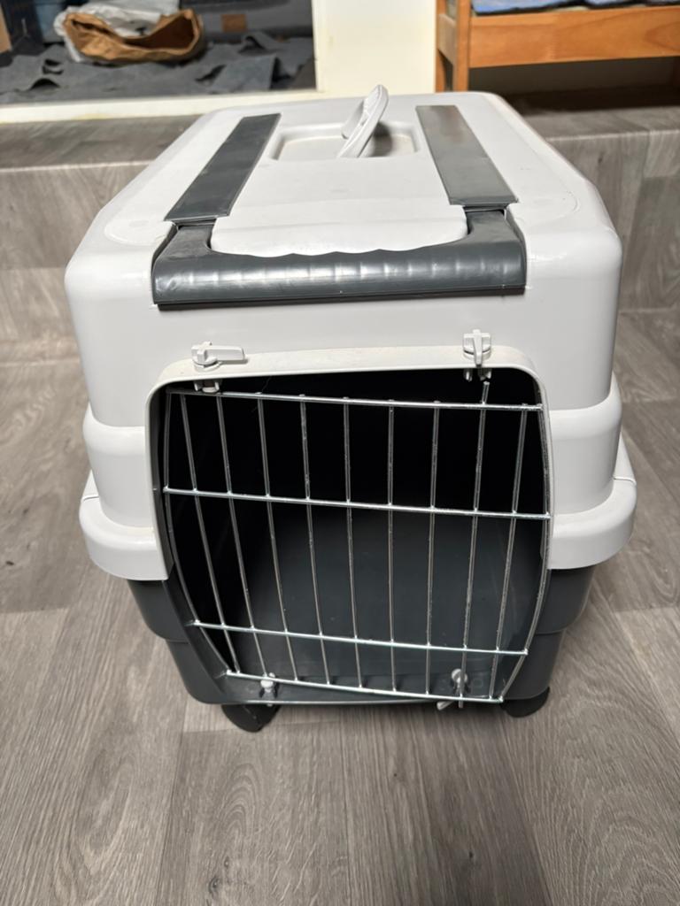 (Katten)vervoersmand op wielen, Ophalen, Zo goed als nieuw