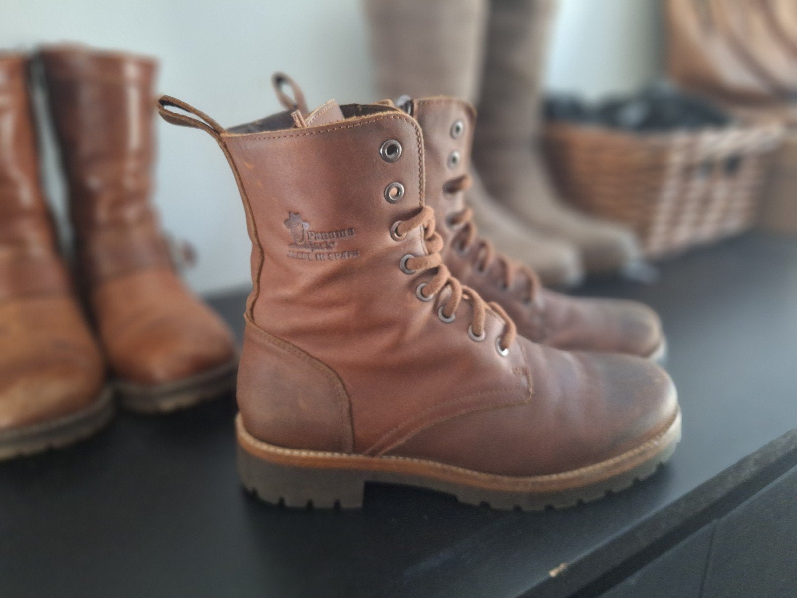 Panama jack maat 38, Kleding | Dames, Schoenen, Bruin, Lage of Enkellaarzen, Ophalen of Verzenden, Zo goed als nieuw