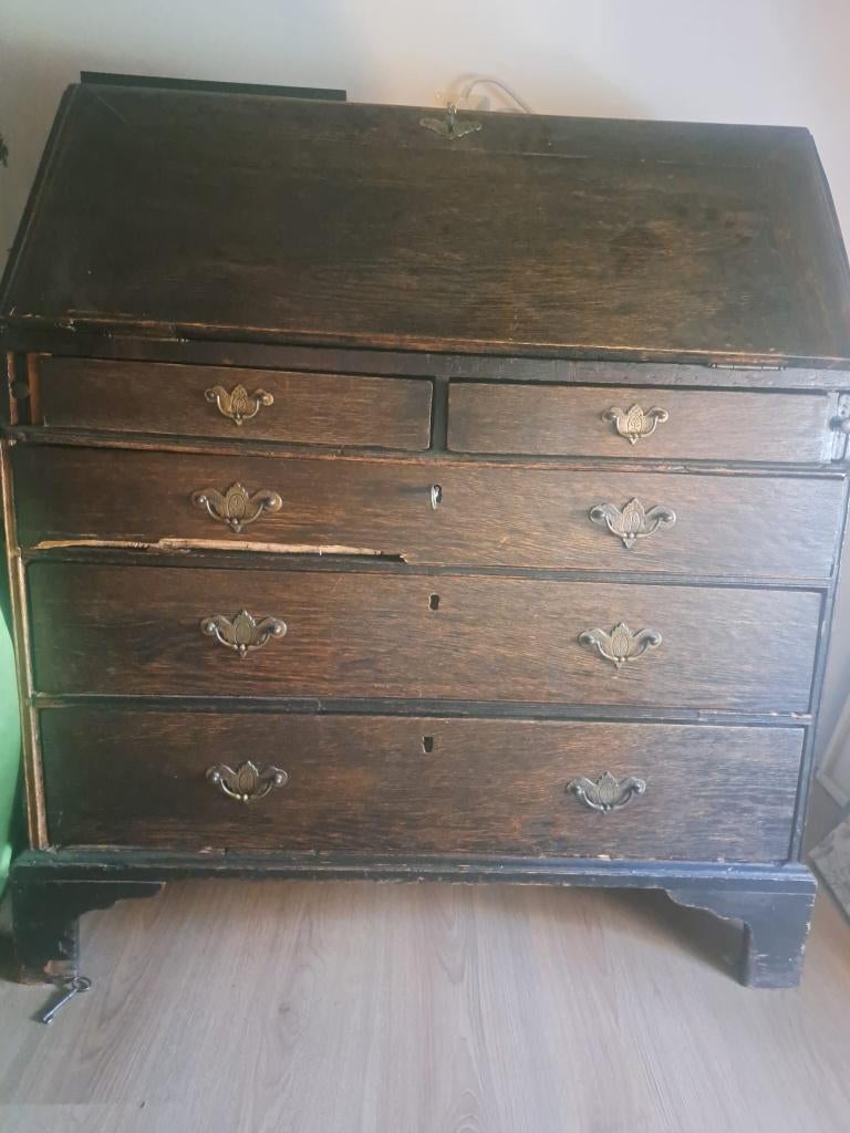 Oude Secretaire, Antiek en Kunst, Antiek | Meubels | Kasten, Ophalen