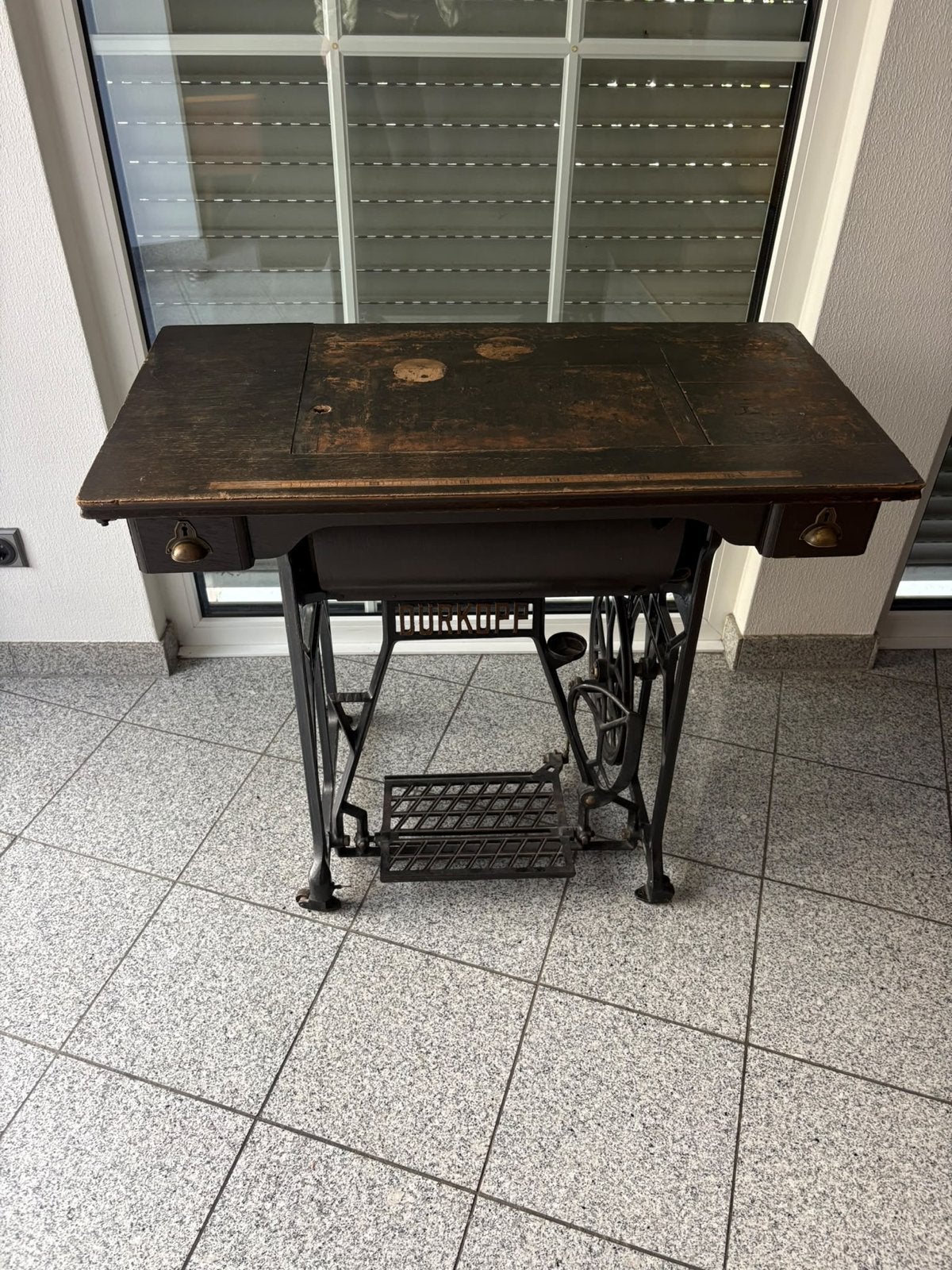 Antieke Durkopp Naaimachine - Ophalen in Kohlscheid (D), Ophalen