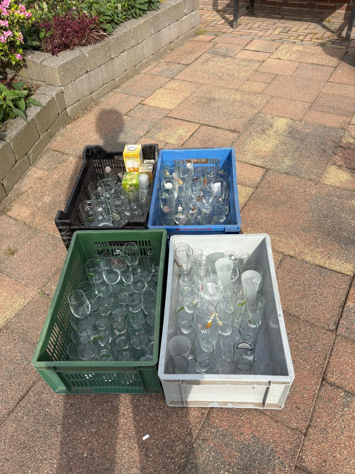 Bier glazen verzameling, Verzamelen, Biermerken, Ophalen, Zo goed als nieuw, Glas of Glazen, Overige merken