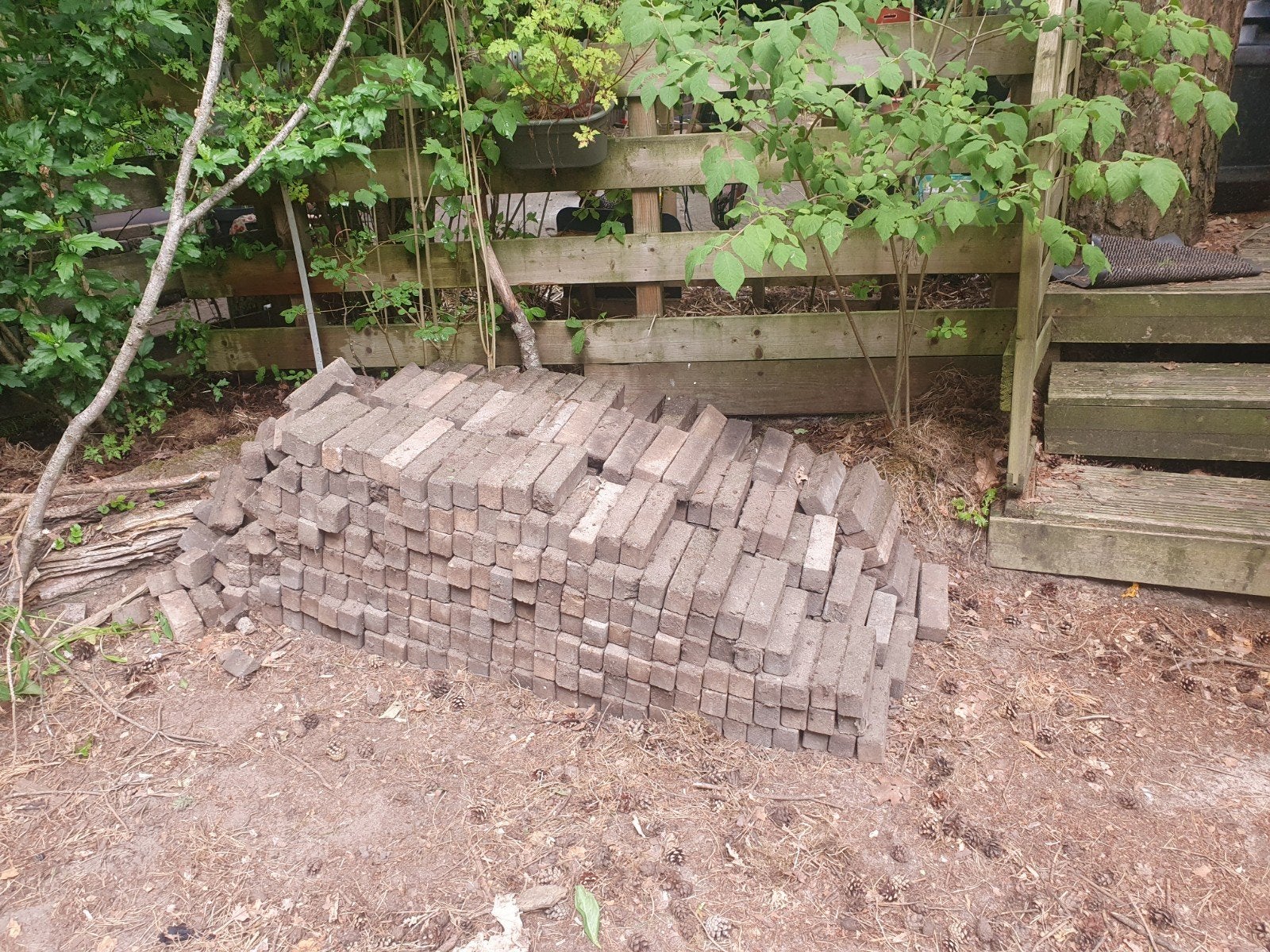 Gebruikte klinkers voor tuin of terras, Ophalen, Gebruikt, Klinkers, 10 m² of meer