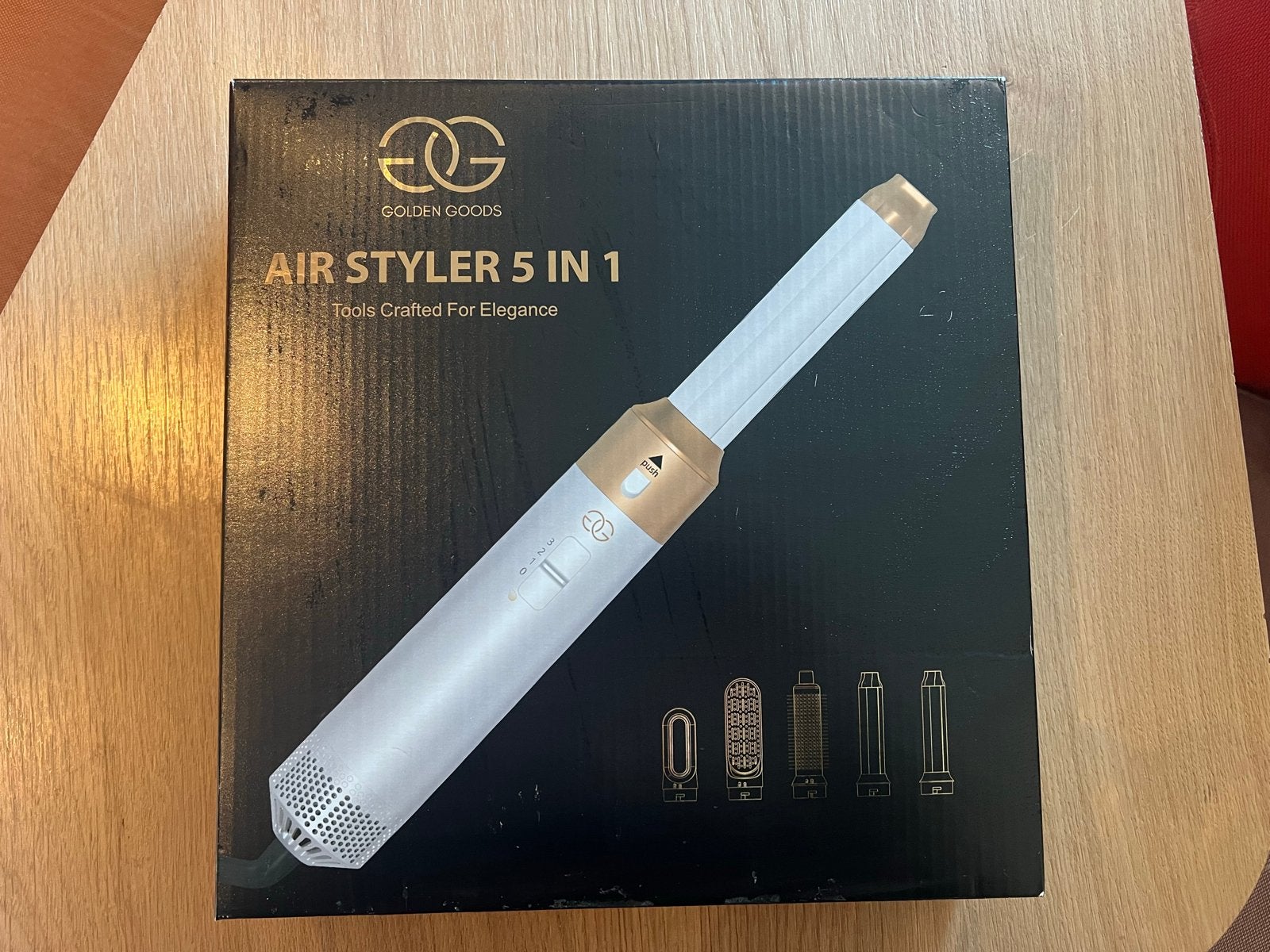 Golden Goods Air Styler 5-in-1 - Nieuw in doos, Ophalen of Verzenden, Nieuw, Haarverzorging