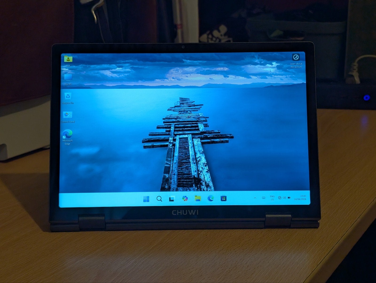 Chuwi MiniBook X Laptop, Gebruikt, Qwerty, Minder dan 2 Ghz, 10 inch of minder